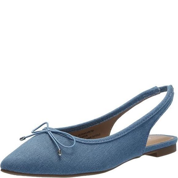 Esprit Women's PETRIA Ballet Flat, Blue Denim, 9 - Picture 1 of 1